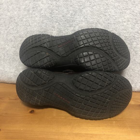 Merrell Encore MJ Leather Espresso Mary Jane Clog Shoes Adjustable Strap Wm 7.5 - Picture 8 of 9